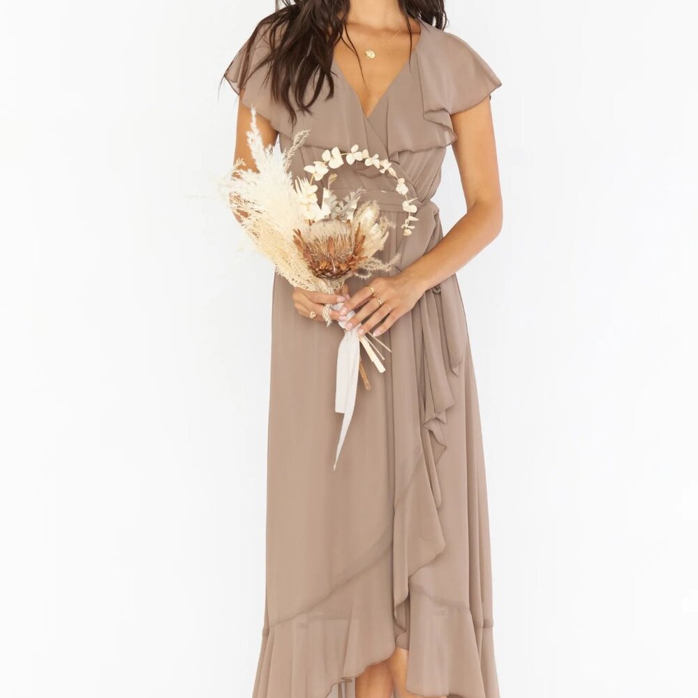 Show me your Mumu Jess Ruffle Midi Dress